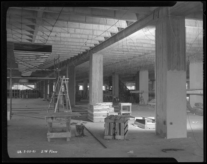 Second Floor of Hecht's Under Construction
