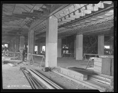 First Floor Construction at Hecht's
