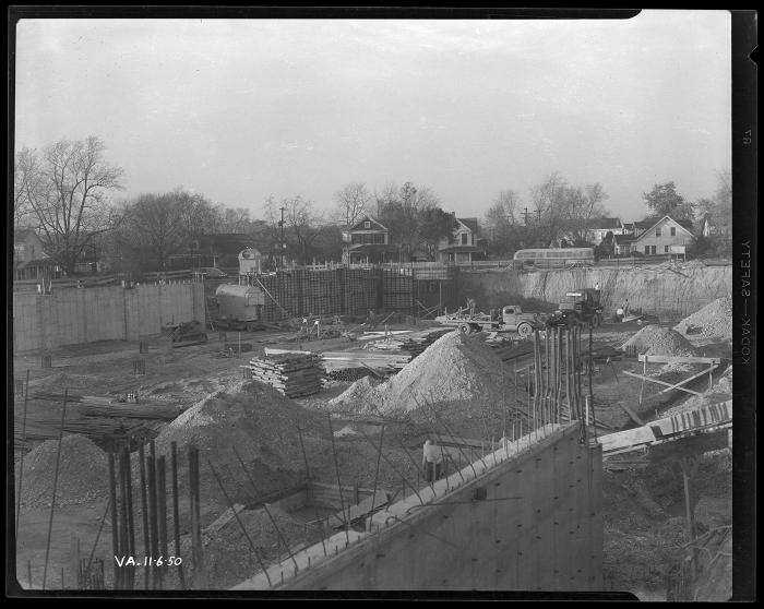 Large Hecht Co. Construction Site