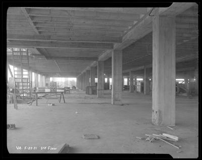 Third Floor Construction at Hecht's