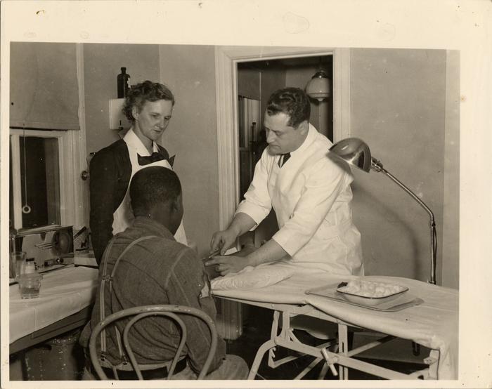 Patient at Venereal Disease Clinic, 1938