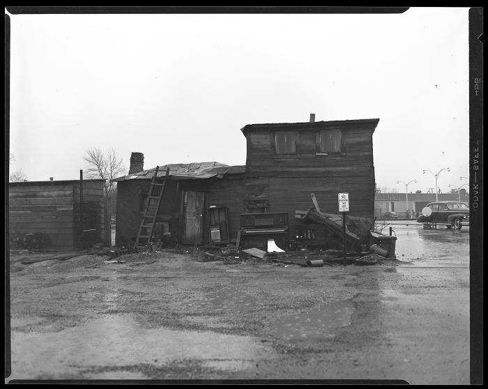 Front View of the Harrison Galloway Home