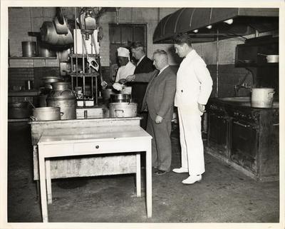 Inspection of Restaurant Kitchen, 1941