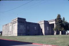 Abbey Mausoleum, Side View