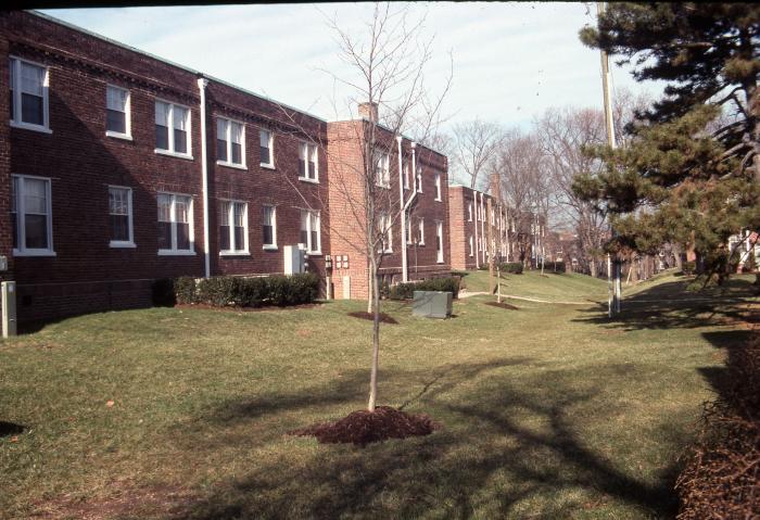 Colonial Village Apartments Back View