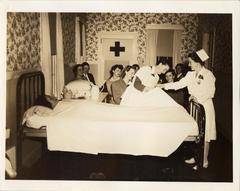 Bed Making Demonstration, 1943