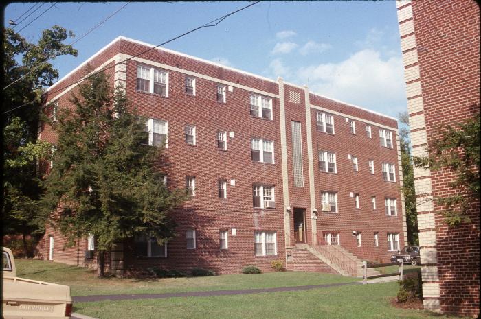 Filmore Garden Apartments Brick Building