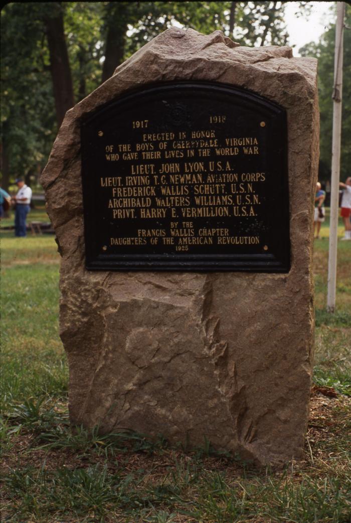 Cherrydale World War 1 Memorial