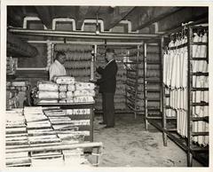 Inspection of Sausage-making facility, 1941