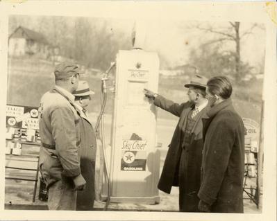 Inspection of Gasoline Pump, 1940