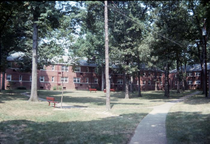 Gates of Ballston Walking Path and Lawn