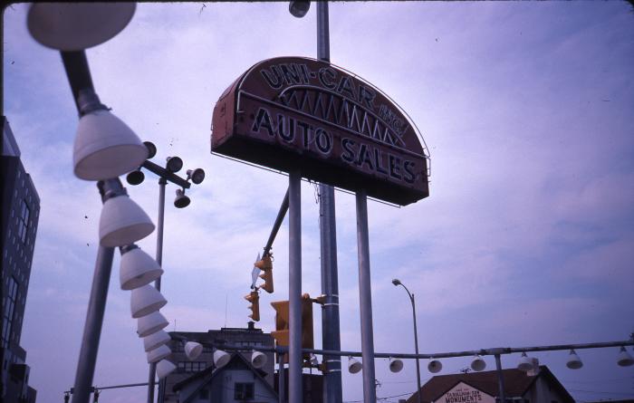 Uni-Car Auto Sales Sign