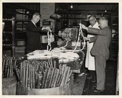 Inspection of Sausage-making Facility, 1941