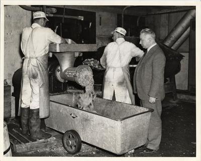 Inspection of Sausage-Making facility, 1941