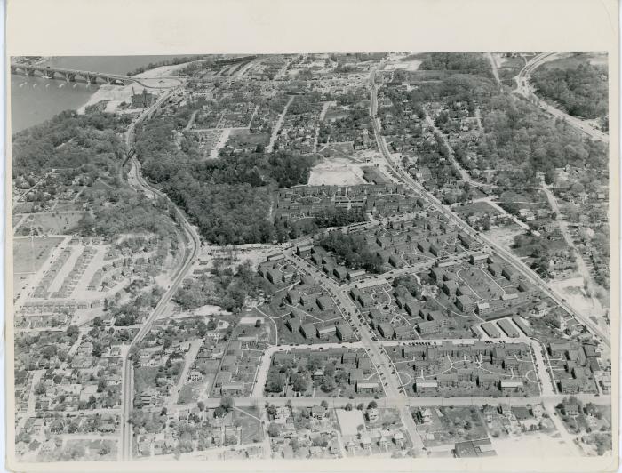 Aerial of Colonial Village