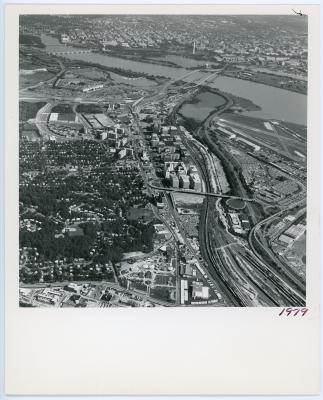 Aerial of Pentagon City and Crystal City