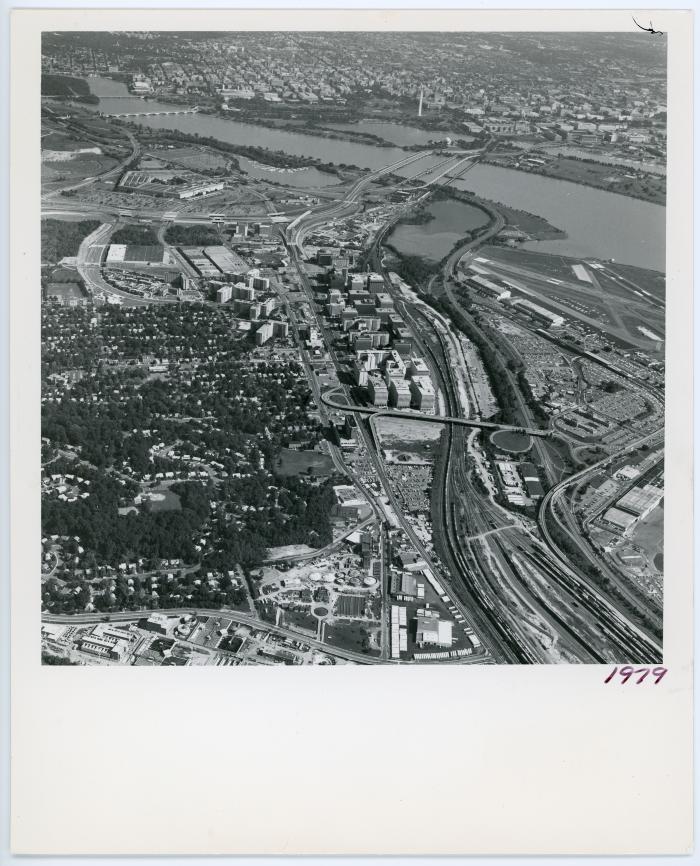 Aerial of Pentagon City and Crystal City