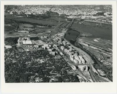 Aerial of Pentagon City and Crystal City