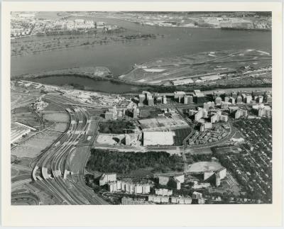 Aerial of Pentagon City and Crystal City