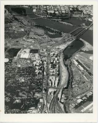 Aerial of Pentagon City and Crystal City