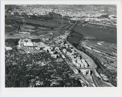 Aerial of Pentagon City and Crystal City