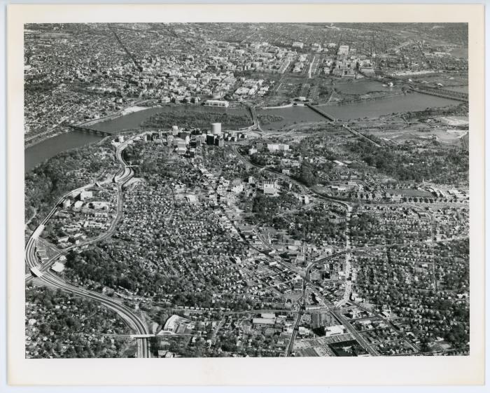 Aerial of Rosslyn-Ballston Corridor