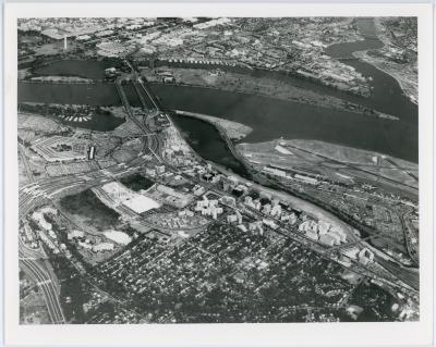Aerial of Pentagon City and Crystal City