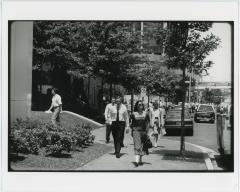 People Walking Down North Lynn