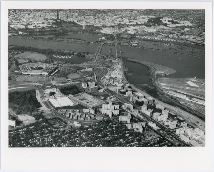 Aerial of Pentagon City and Crystal City