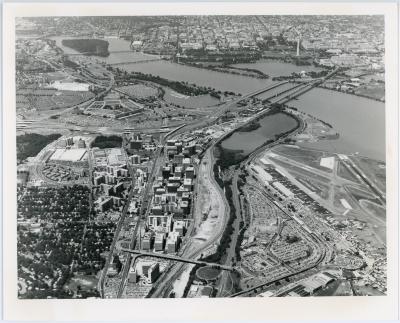 Aerial of Pentagon City and Crystal City