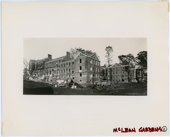 Construction of McLean Gardens