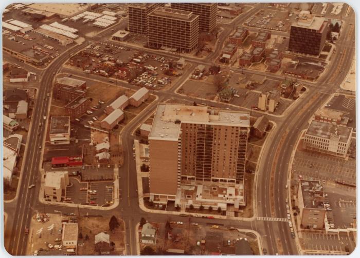 Aerial View of Apartment Building