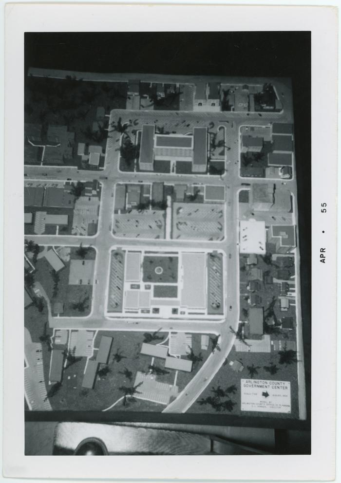 Model of Arlington County Government Center