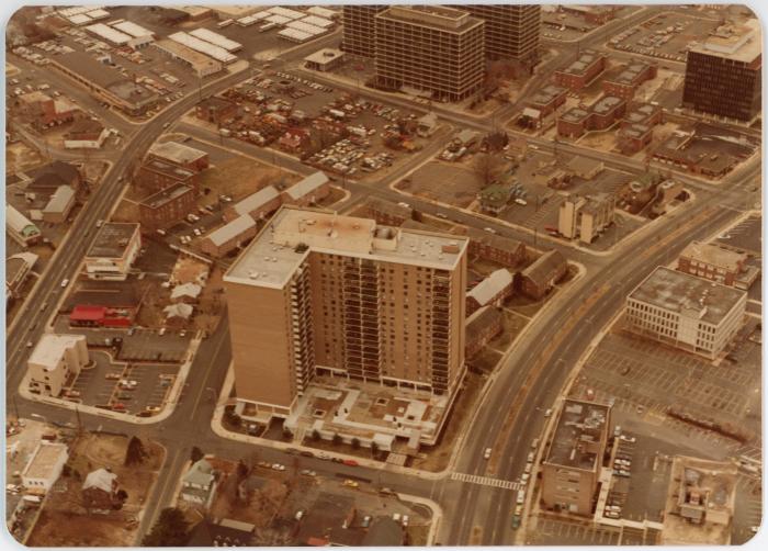 Aerial View of Apartment Building