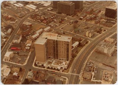 Aerial View of Apartment Building