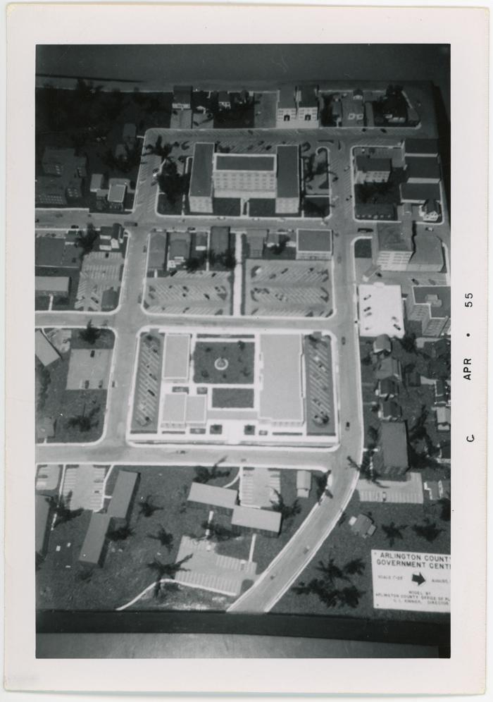 Model of Arlington County Government Center