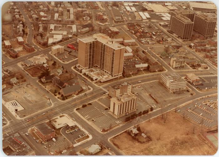 Aerial View of Apartment Building
