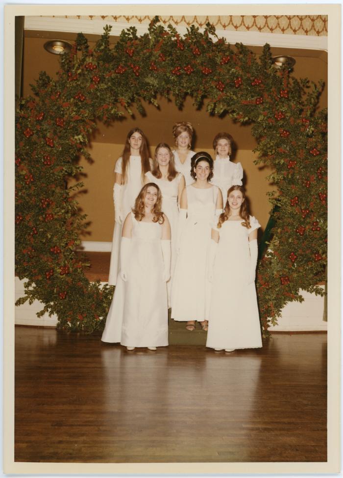 1971 Holly Ball Debutante Group Photo