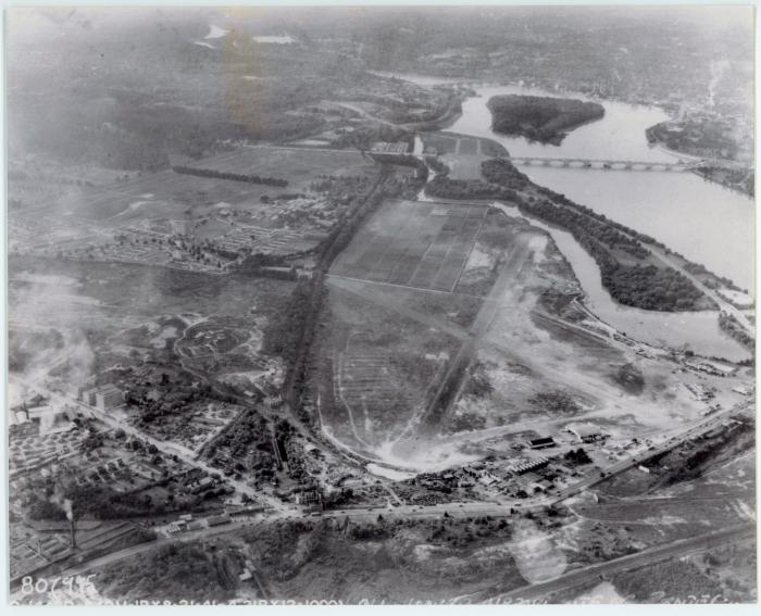 Aerial With Future Site of Pentagon