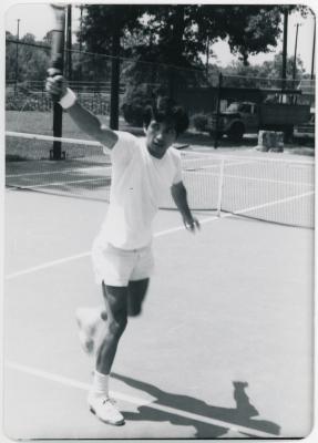 Tennis Player at Barcroft Park