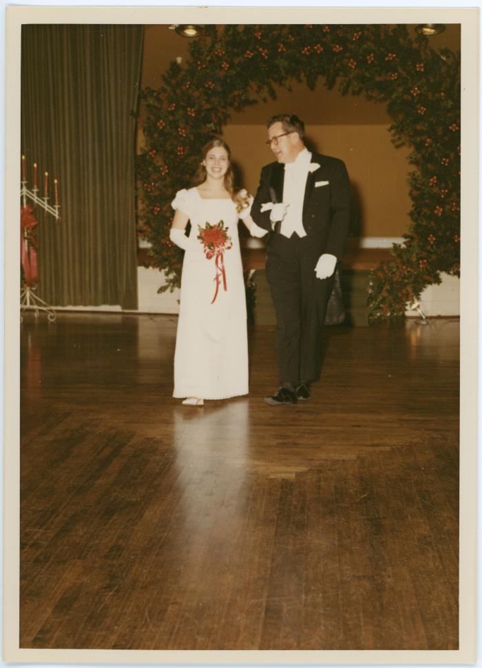 Debutante Escorted by her Father