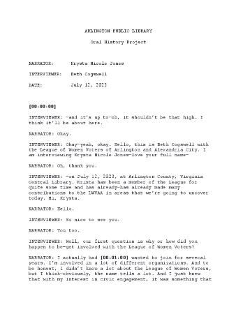 Krysta Nicole Jones Interview