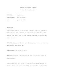 Peg Nelson Interview