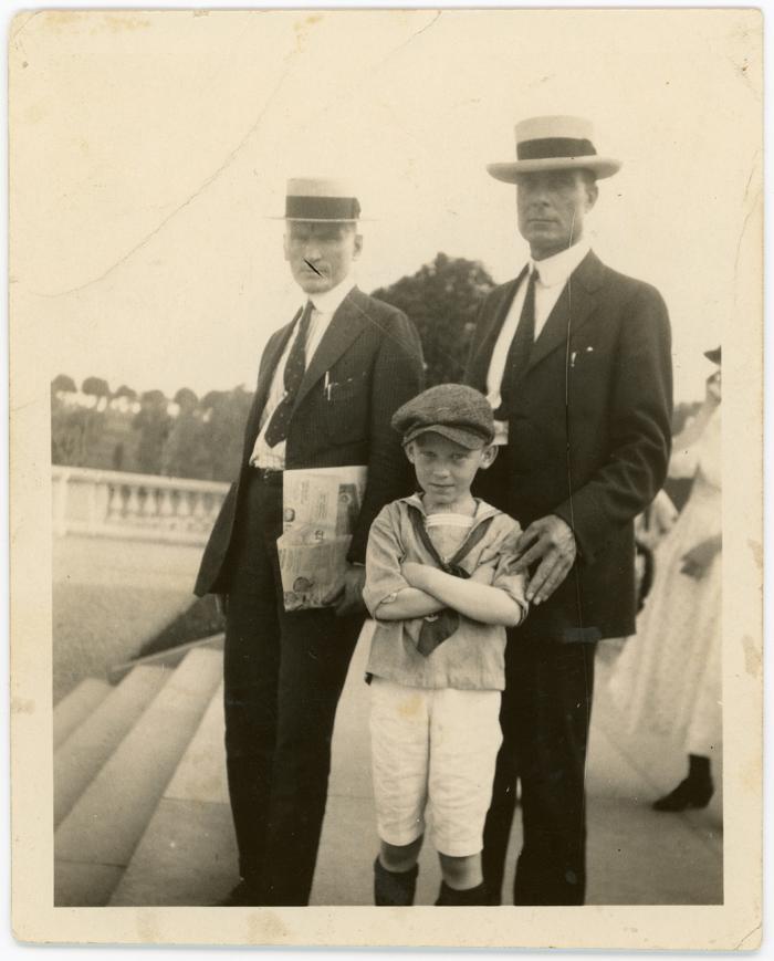 Frank Ball Senior and Junior With Bob Dye