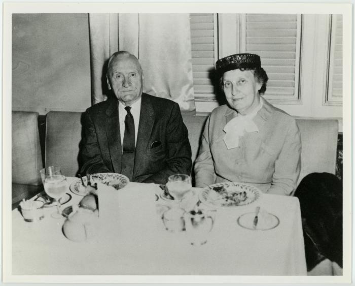 Frank and Marie Ball At The Waldorf-Astoria