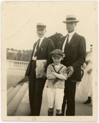 Frank Ball Senior and Junior With Bob Dye