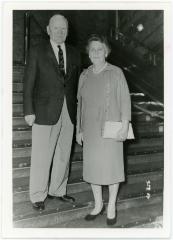Frank and Marie Ball On the Queen Elizabeth