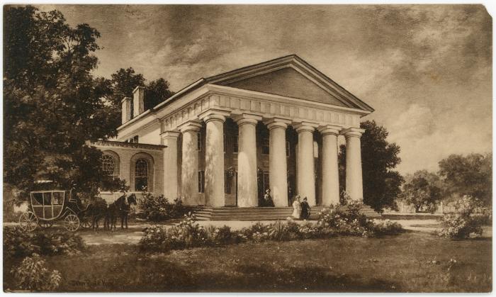 Photo of Painting of Arlington House by John Ross Key