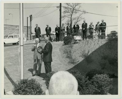Frank Ball At a Dedication