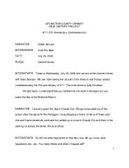 Sarah Jackson Interview